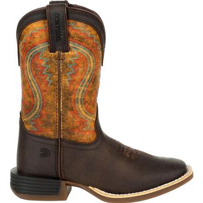Lil' Durango® Rebel Pro™ Little Kid's Burnt Orange Western Boot, , large