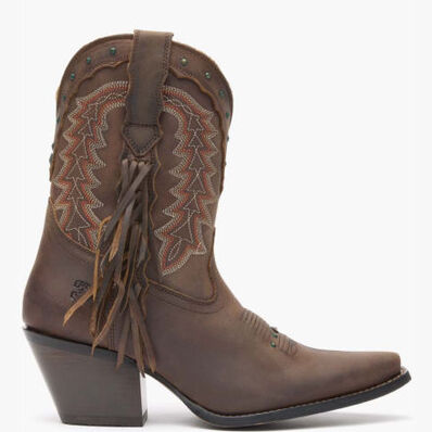 Crush™ by Durango® Women's Roasted Pecan Bootie Western Boot, , large