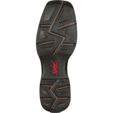 Rebel™ by Durango® Dark Brown Pull-On Western Boot, , large