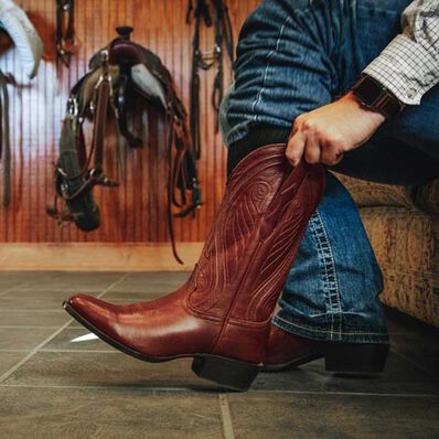 Durango® Santa Fe™ Burnt Sienna Western Boot, , large