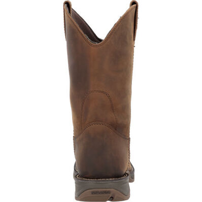 Rebel™ by Durango® Brown Pull-On Western Boot, , large