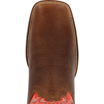 Durango® Westward™ Dark Hickory and Chili Red Western Boot, , large