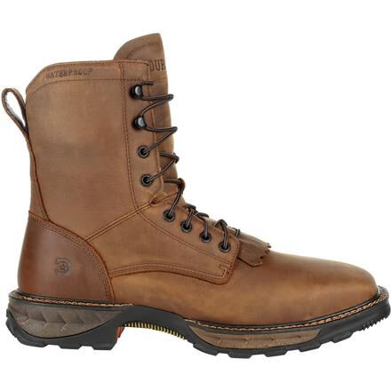 Mens square toe best sale lace up work boots