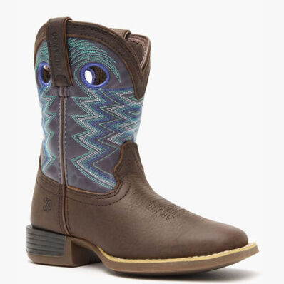 Durango Lil' Rebel Pro Little Kid's Amethyst Western Boot, , large