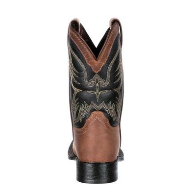 Durango® Lil' Mustang™ Big Kids' Fancy Stitch Western Boot, , large