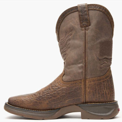 Durango® Lil' Rebel™ Acorn Flag Western Big Kids Boot, , large