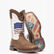 Lady Rebel™ by Durango® Women's Distressed Flag Embroidery Western Boot, , large