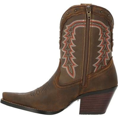 Crush™ by Durango® Women's Roasted Pecan Bootie Western Boot, , large