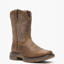 Durango® Lil' Rebel™ Acorn Flag Western Kids Boot