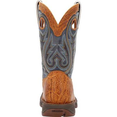 Rebel™ by Durango® Rustic Tan Navy Western Boot, , large
