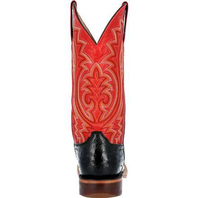 Durango® Premium Exotics™ Fiery Red Full-Quill Ostrich Western Boot, , large