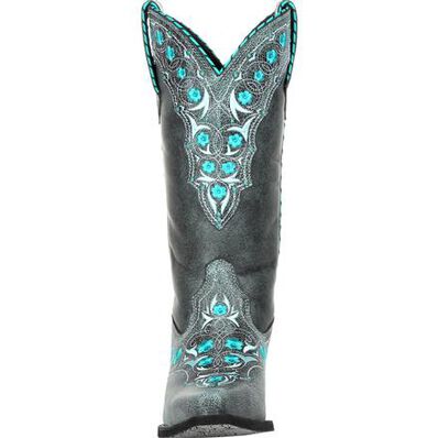 Crush™ by Durango® Women's Blue Floral Western Boot, , large