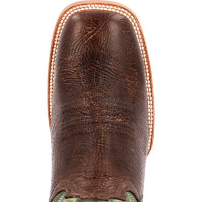 Durango® Arena Pro™ Hickory and Shamrock Green Western Boot, , large
