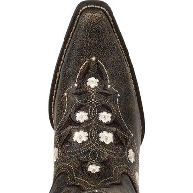 Crush™ by Durango® Women's Onyx Floral Western Boot, , large
