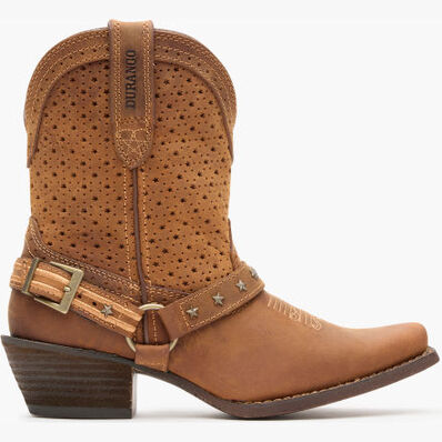 Crush™ by Durango® Women's Brown Ventilated Shortie Boot, , large