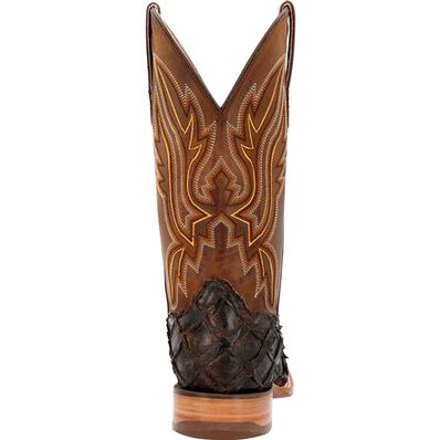 Durango® Premium Exotics™ Dark Brown Pirarucu Western Boot, , large