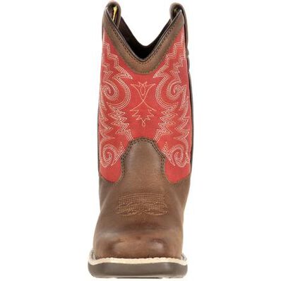 LIL' DURANGO® Big Kid Stockman Western Boot, , large