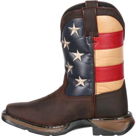 Big Kids' Flag Western Boots, Lil 