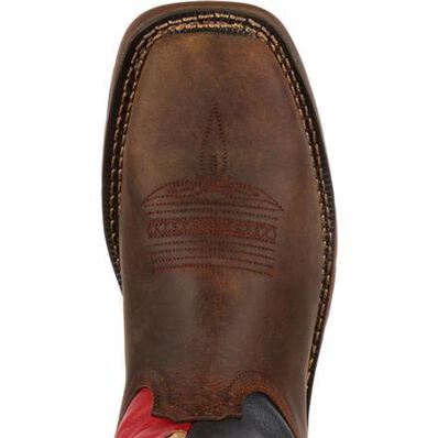 11 Rebel™ by Durango® Texas Flag Western - Men's Steel Toe Work Boots -  Style #DB021