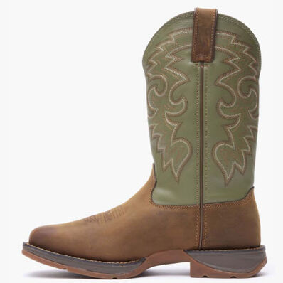 Rebel™ by Durango® Coffee & Cactus Pull-On Western Boot, , large