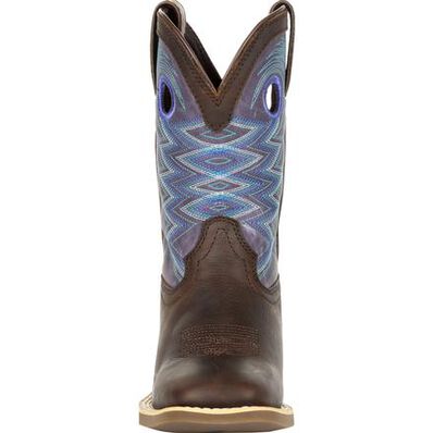 Durango Lil' Rebel Pro Big Kid's Amethyst Western Boot, , large