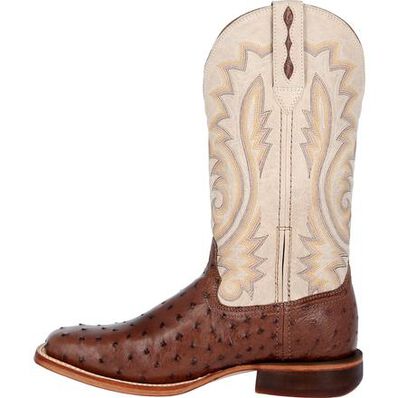 Durango® Premium Exotics™ Bone Full-Quill Ostrich Western Boot, , large