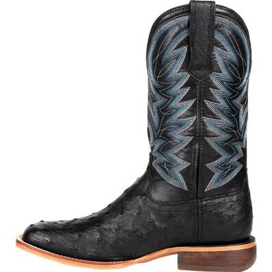 Durango® Premium Exotic Full-Quill Ostrich Black Western Boot, , large