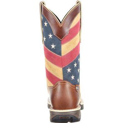Rebel™ by Durango® Patriotic Pull-On Western Flag Boot, , large