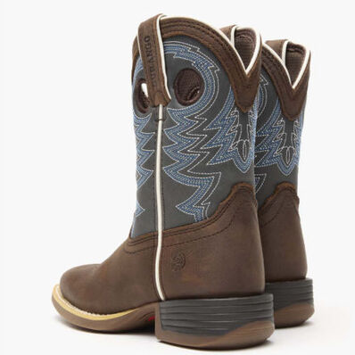 Durango® Lil' Rebel Pro™ Little Kid's Blue Western Boots, , large