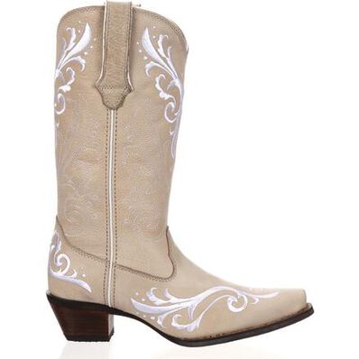 Crush™ by Durango® Women's Sexy Stitch Ivory Western Boot, , large