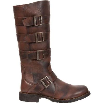 Durango® City Savannah Women's Engineer Leather Boots, #RD0574