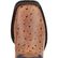 Durango® Lil' Mustang™ Big Kids' Ostrich Emboss Western Boot, , large