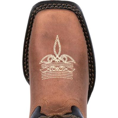 Durango® Lil' Mustang™ Little Kids' Fancy Stitch Western Boot, , large