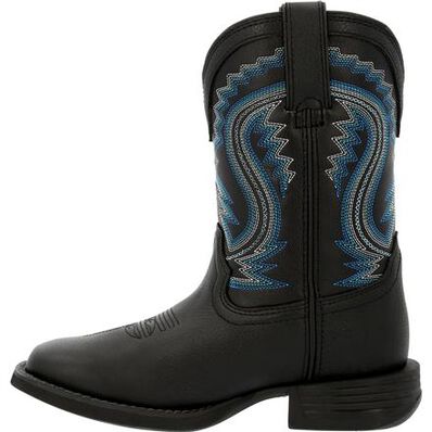 Lil' Rebel Pro™ by Durango® Little Kid's Black Onyx Western Boot, , large