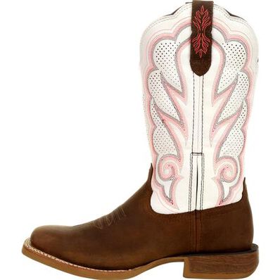 Durango® Lady Rebel Pro™ Women's White Ventilated Western Boot, , large