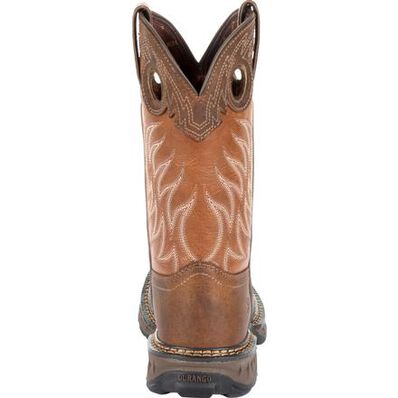 Lil' Durango® Maverick XP™ Little Kids Brown Western Work Boot, , large