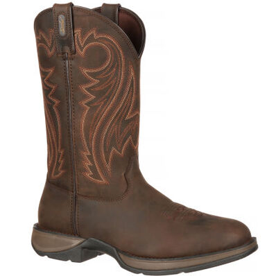 Rebel™ by Durango® Chocolate Pull-On Western Boot, , large
