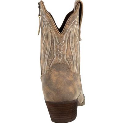 Crush™ by Durango® Women's Distressed Shortie Western Boot, , large