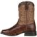 Lil' Durango® Mustang™ Big Kids' Faux Gator Western Boot, , large