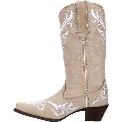 Crush™ by Durango® Women's Sexy Stitch Ivory Western Boot, , large
