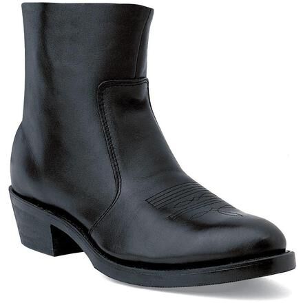 Durango Black Side Zip Western Boot