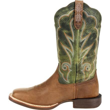 Olive green discount cowboy boots