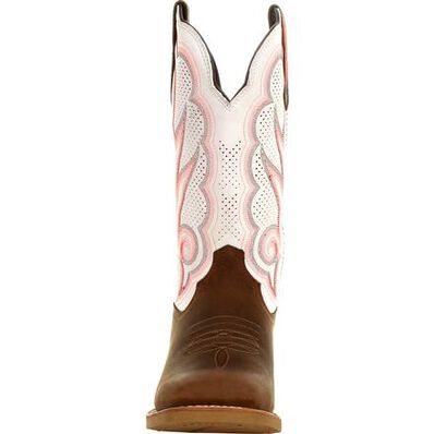 Durango® Lady Rebel Pro™ Women's White Ventilated Western Boot, , large