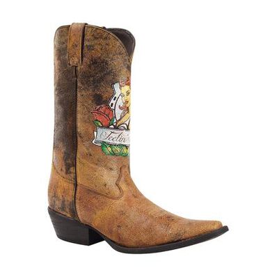 Durango® Gambler Pin Up Western Boot, , large