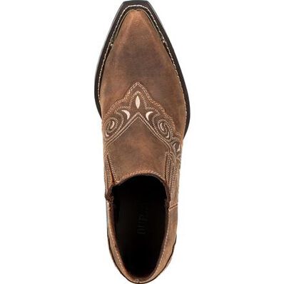 Crush™ by Durango® Women's Distressed Tan Shoe Boot, , large Crush™ by Durango® Women's Distressed Tan Shoe Boot, , large