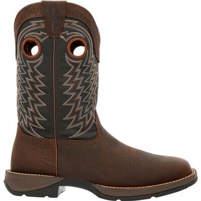 Durango® Rebel™ Bay Brown & Midnight Western Boot, , large