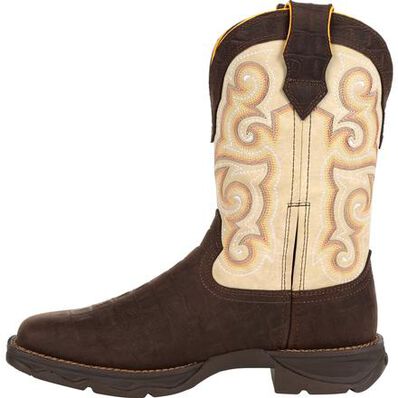 Lady Rebel™ by Durango® Gator Emboss Western Boot, , large
