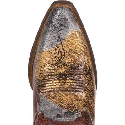 Crush™ by Durango® Women's Crackle and Chrome Western Boot, , large