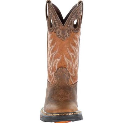 Lil' Durango® Maverick XP™ Big Kids Brown Western Work Boot, , large
