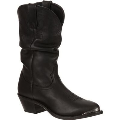 Durango® Women's Black Slouch Western Boot, , large